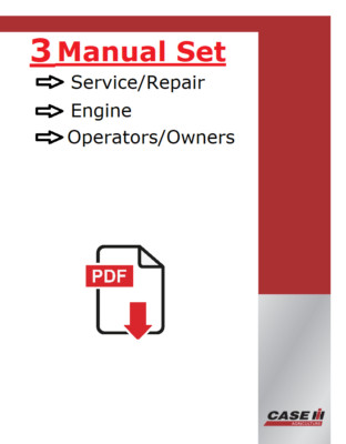   ️CASE IH FARMALL 75C TRACTOR MANUAL OPERATOR SERVICE SHOP ENGINE REPAIR 