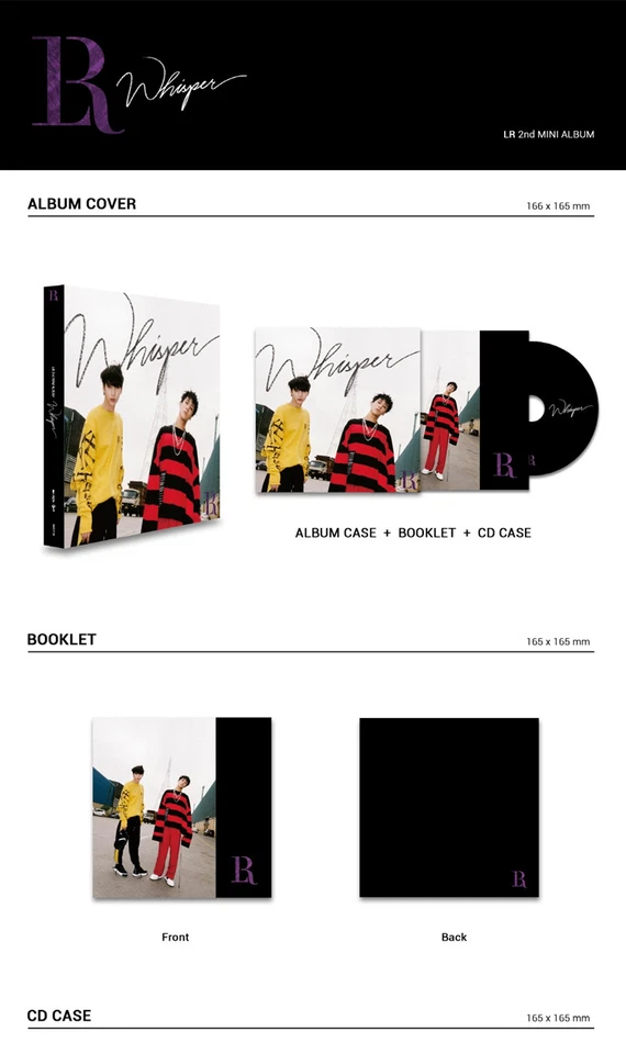 VIXX LR [SUSURRO] 2º Mini Álbum CD+PÓSTER+Libro de Fotos+Tarjeta 3p+Sticke K-POP SELLADO Foto 4 de 4