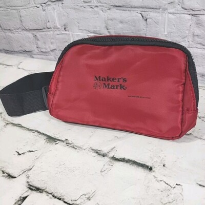 Makers Mark Bourbon Red Fanny Pack Waist Bag Advertising