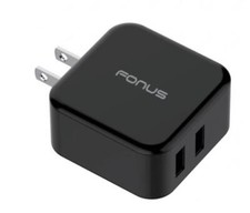 FAST HOME CHARGER 30W 2-PORT USB QUICK CHARGE PORT TRAVEL WALL AC for PHONES