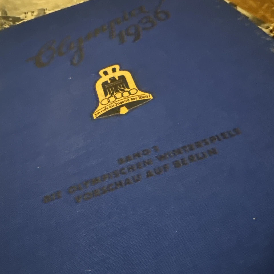 Libro de tarjetas de cigarrillos original alemán Olympia 1936 con ilustraciones banda 1 Foto 2 de 4