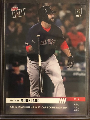2019 Topps Now 22 Mitch Moreland