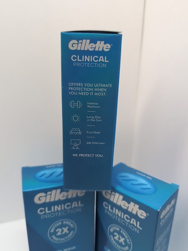 Gillette Clinical Clear Gel Cool Wave Antiperspirant and Deodorant, 1.6 oz 3 PK - Picture 4 of 4