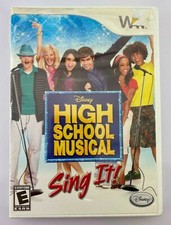 High School Musical: Sing It Nintendo Wii Complete w/ Manual - Tested