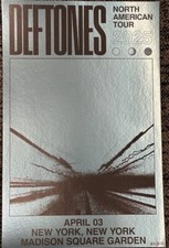 Deftones MADISON SQUARE GARDEN April 3rd 2025 New York, NY MSG EVENT Poster