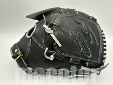 ZETT Special Pro Order 12" Pitcher Baseball Glove Black Silver RHT Fujinami MLB