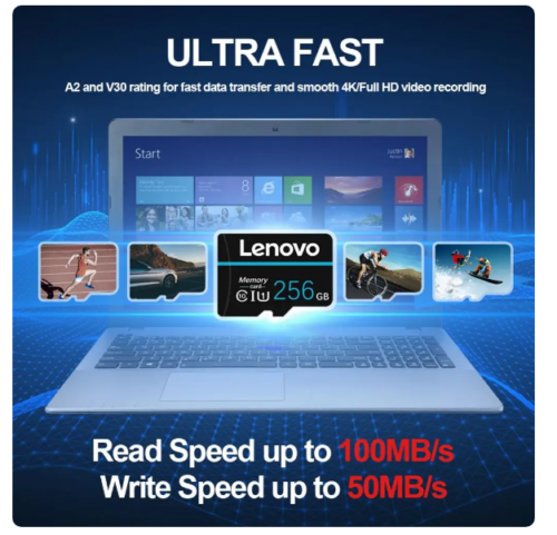 Micro SD Memory Card 32GB 64GB 128GB 256GB 512gb 1TB 2TB Class 10 High Speed - Picture 3 of 19