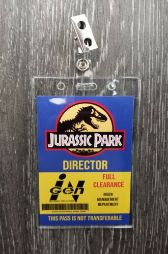 Jurassic Park - Clip-on InGen ID Photo Pass Badge Set Prop Collection Cosplay - Picture 36 of 53