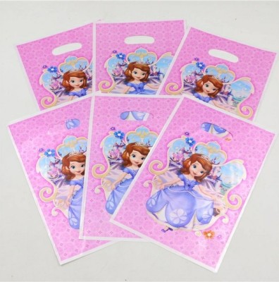 20 Pcs Set, Sofia the first Candy plastic bags Kids Birthday Party Supply
