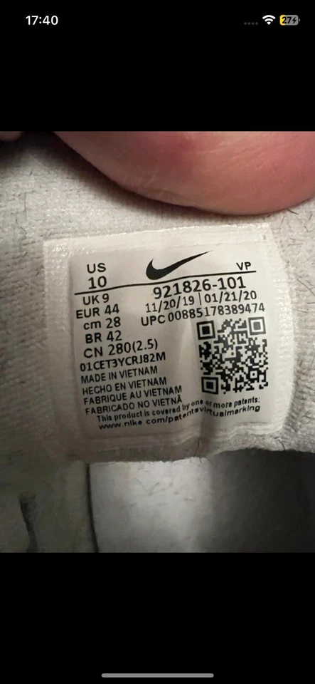 Size 9 Nike Air Max 97 Triple White Wolf Gray, photo 2 of 5