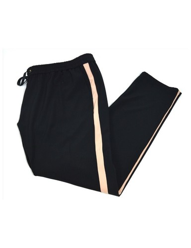 ELENA MIRO' pantalone donna elasticizzato taglie comode slim fit nero | eBay