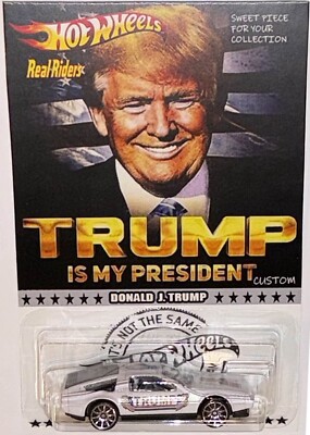Delorean Custom Hot Wheels Car Trump is My President Series | eBay