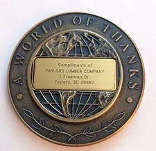 Taylors Lumber Company SC 3 Inch Paperweight A World of Thanks Hardware