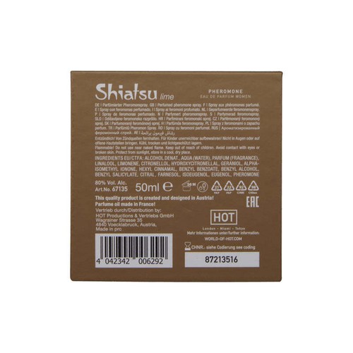 HOT Shiatsu Pheromone Eau De Parfum Women - Lime 50ml - Picture 6 of 9