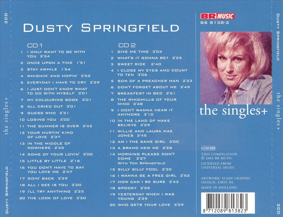 DUSTY SPRINGFIELD - SINGLES + NEW CD 8712089813823 | eBay