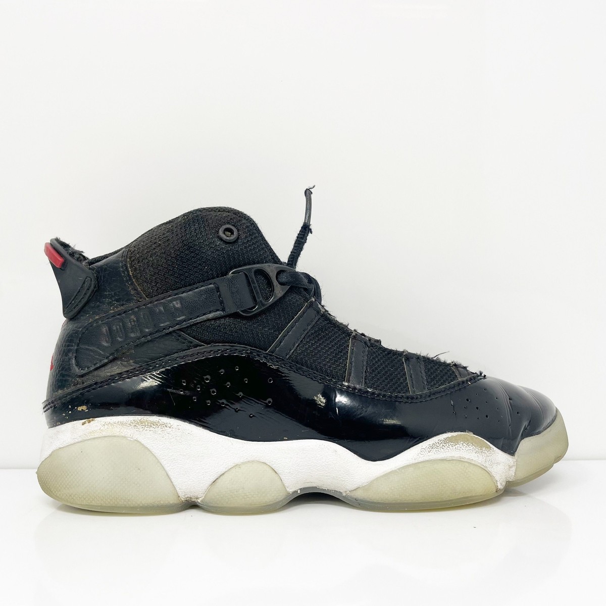 Nike Boys Air Jordan 6 Rings 323432-064 Black Basketball