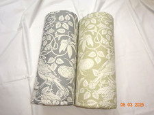 Double/ King Reversible Throw. Flora & Fauna, Beautiful Design. Plain on Reverse