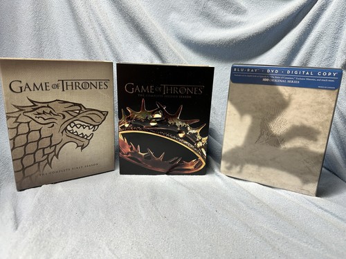 Lot 3 Box Set HBO GAME of THRONES Blu-Ray Seasons 1-3 DVDs + Digital Copy MINT - Picture 13 of 14