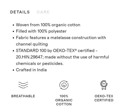 NWOT! Quince Organic Cotton Channel Matelasse Coverlet! Full/ Queen (33) - Picture 7 of 10