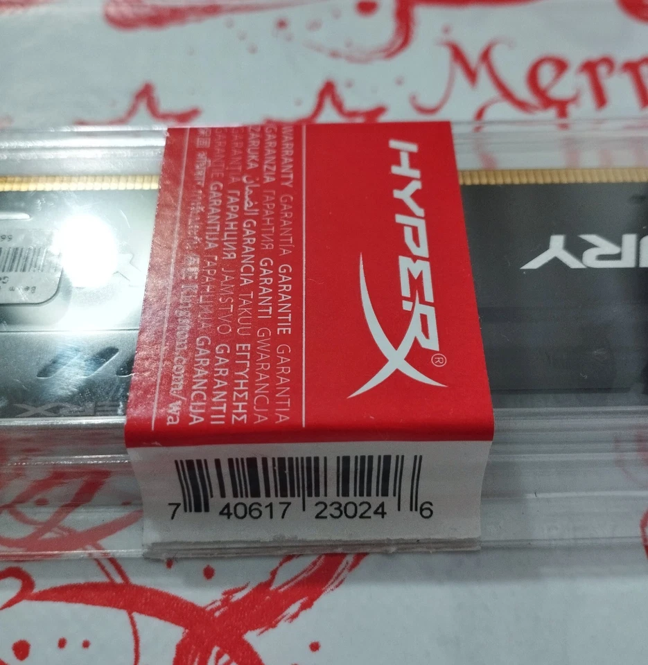 HyperX FuryRAM PC3-10600 DDR3 1333MHZ 8GB (1x8GB) HX313C9FB/8 NERO - Immagine 3 di 4
