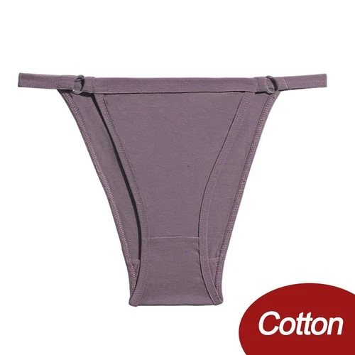 Cotton Low Waist Underpants -Breathable Plus Size Panty Women Lingerie Underwear - Picture 9 of 14