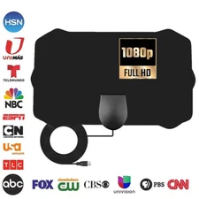 5600 Miles Clear Indoor Digital TV HDTV Antenna  2021 Latest UHF/VHF/1080p 4K