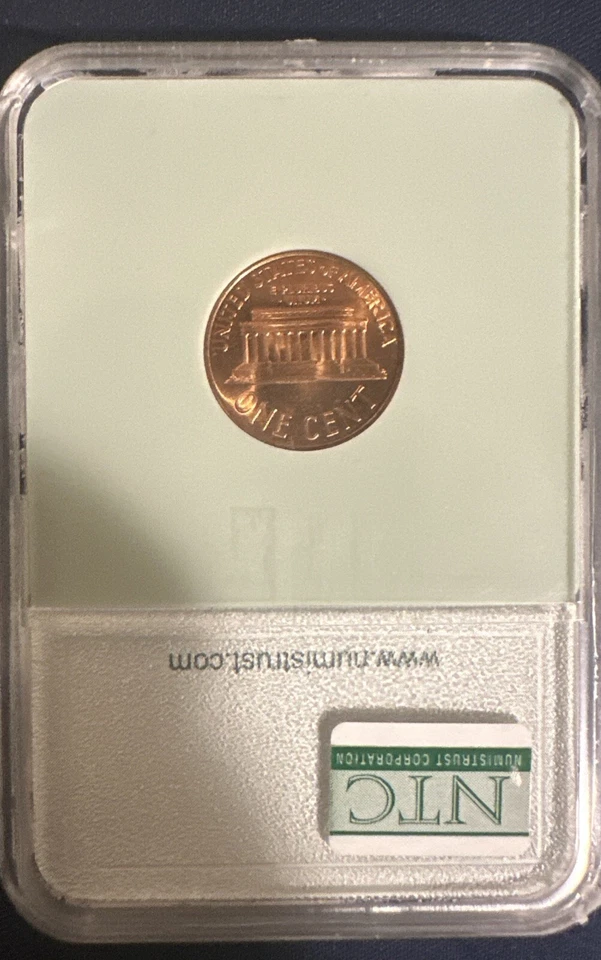 1965 SMS Lincoln Cent certified MS66 RD NTC - Image 2 of 2