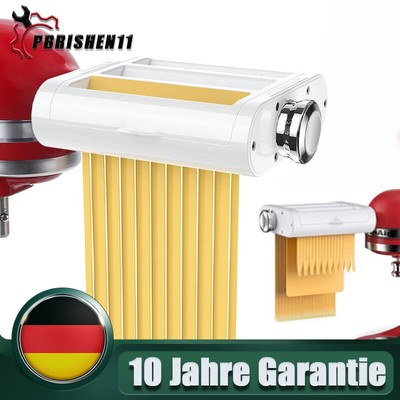 Nudelvorsatz für KitchenAid Standmixer Nudelmaschine Zubehör 3 In 1 Set Zubehör