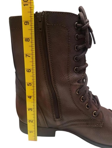 Steve Madden Troopa Brown Combat Boots - Size 9.5M - Picture 7 of 18