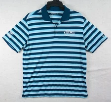 Nike Golf Tour Performance Mens L Dri-Fit Polo S/S Shirt TPC Scottsdale WM Logos