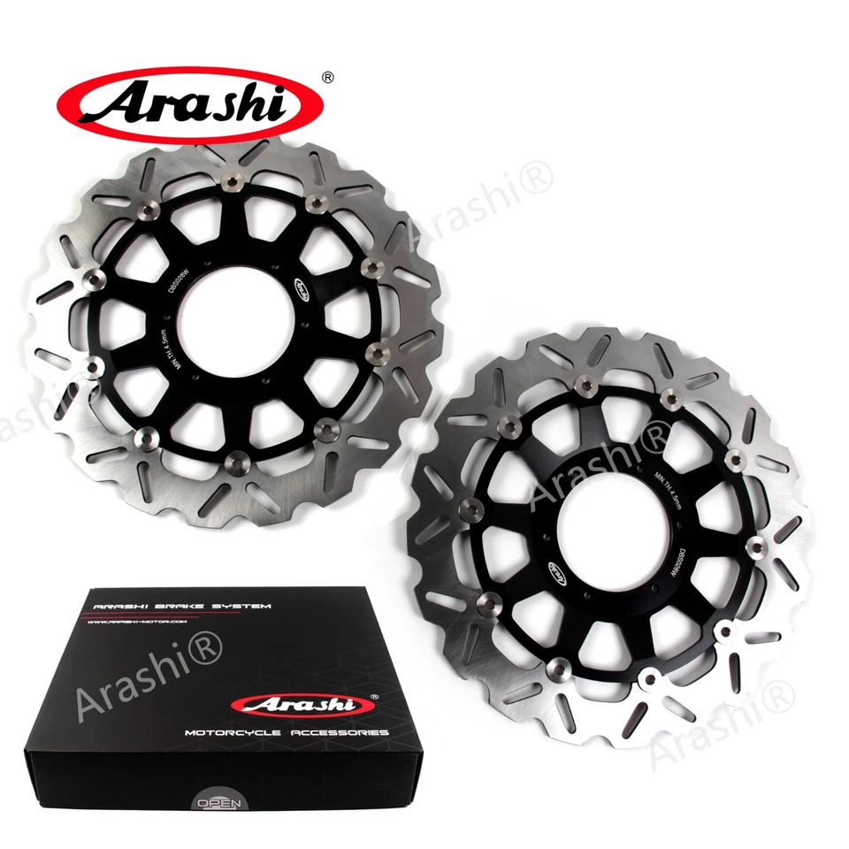 Rotor de disco de freno delantero para Honda CBR929RR 2000-2001 CBR954RR 2002 2003 negro Foto 4 de 4