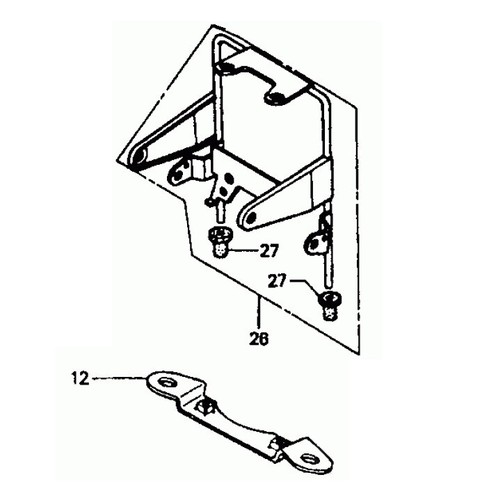 CT70 Headlight Bracket - Picture 3 of 6