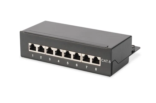 DIGITUS® DN-91608SD - 8-Port PatchPanel DESKTOP - ClassE Cat 6 - 1 Gbit Ethernet