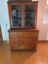 Aufsatzmöbel Buffet Vitrine Kommode Schrank Antiquitäten Antikmöbel frei Haus