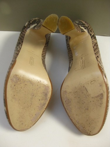 HOBBS 3 PUMPS 36 Block High Heels Schlangenprint Leder JOANIE UVP149€ - Bild 6 von 18