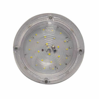 LED Interior Lamp 24 SMD 24v for Truck Trailer Universal Applications Clear lens