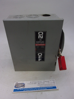 THN3361-GE-GENERAL DUTY SAFETY SWITCH 3P ,NON-FUSIBLE ,30A, 600V, NEMA 1