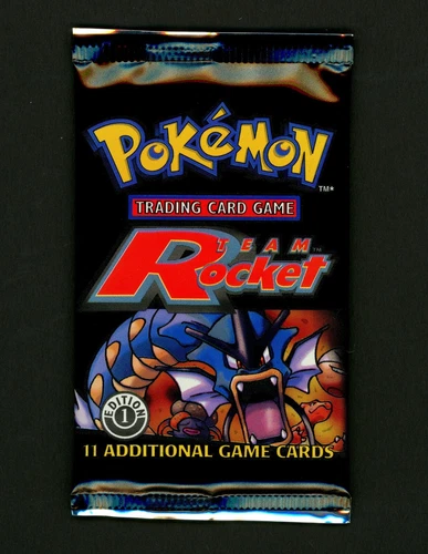 2000 Pokemon SEALED Unopened 1ST EDITION Team Rocket BOOSTER PACK WotC- Gyarados