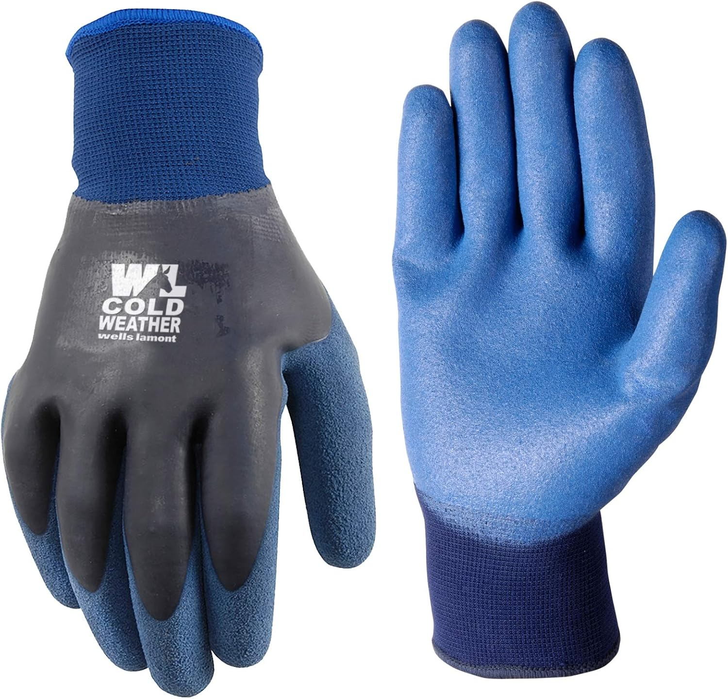 Men's Cold Weather Work Gloves with Water-Resistant Latex Coating