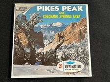 Sawyer's View-Master A321 PIKES PEAK AND COLORADO SPRINGS AREA 1960's Vintage