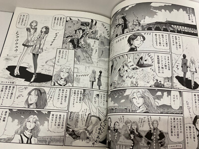 USED The Five Star Stories 17+Newtype & B2 Poster & Mini Seal