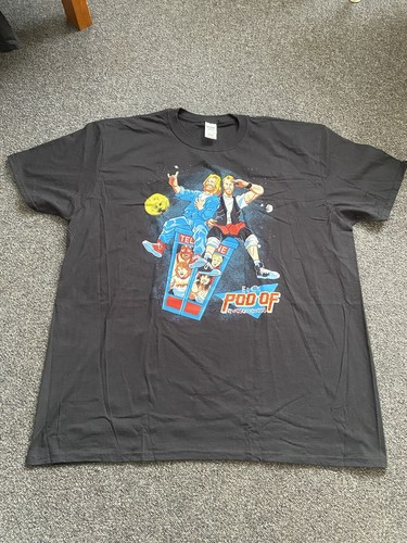 WWE Edge & Christian Shirt Adult 2XL E & C's Pod of Awesomeness Mens Gildan Tee