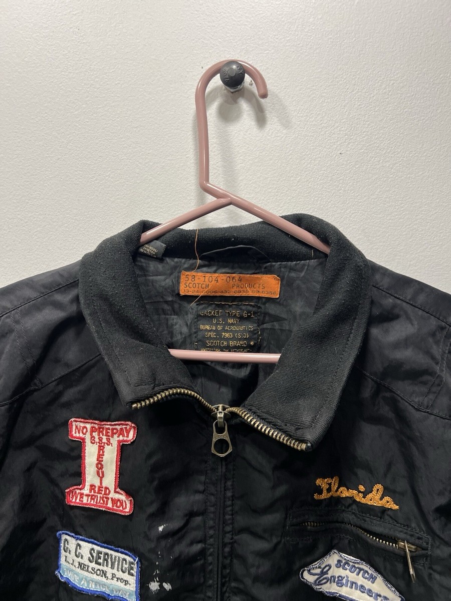 Scotch & Soda Sz M Jacket Type G-1 US Navy Jacket ( Rare