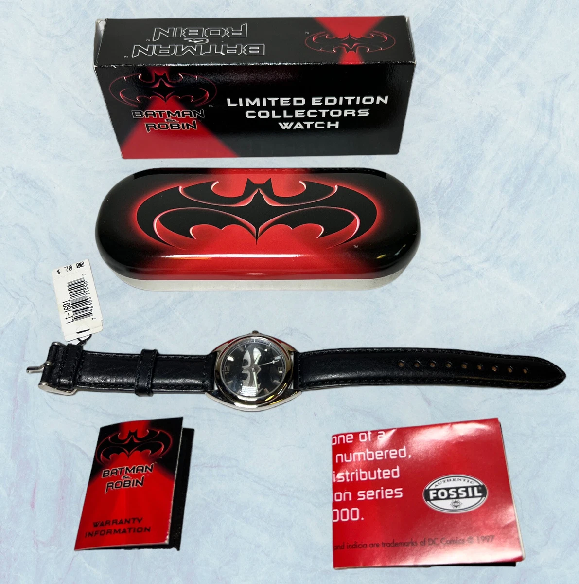 Fossil batman watch limited edition sales