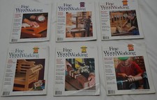 Taunton's Fine Woodworking Magazine 2000 Complete Lot - 6 Issues
