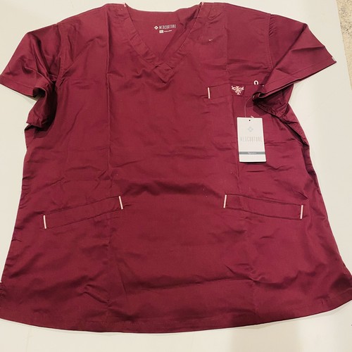 MED COUTURE STILLUNIFORM SIGNATUR V-AUSSCHNITT PEELING TOP 8403 WNPP Größe XL - Bild 3 von 13