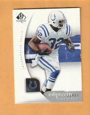 Edgerrin James Indianapolis Colts 2005 SP Authentic #37 Miami Hurricanes 6W
