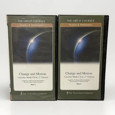 Great Courses Change and Motion Calculus Made Clear Parts 1 and 2 Complete