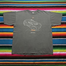 Vintage Sony S2 Sports T-Shirt Size XL Gray Boombox Graphic Promo Tech Tee Y2K