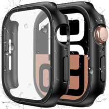 2 in 1 Waterproof Case for Apple Watch Series 10  11 46mm Ultra-Thin Bumper